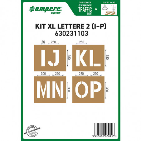 Kit XL Lettere 2 (I-P)